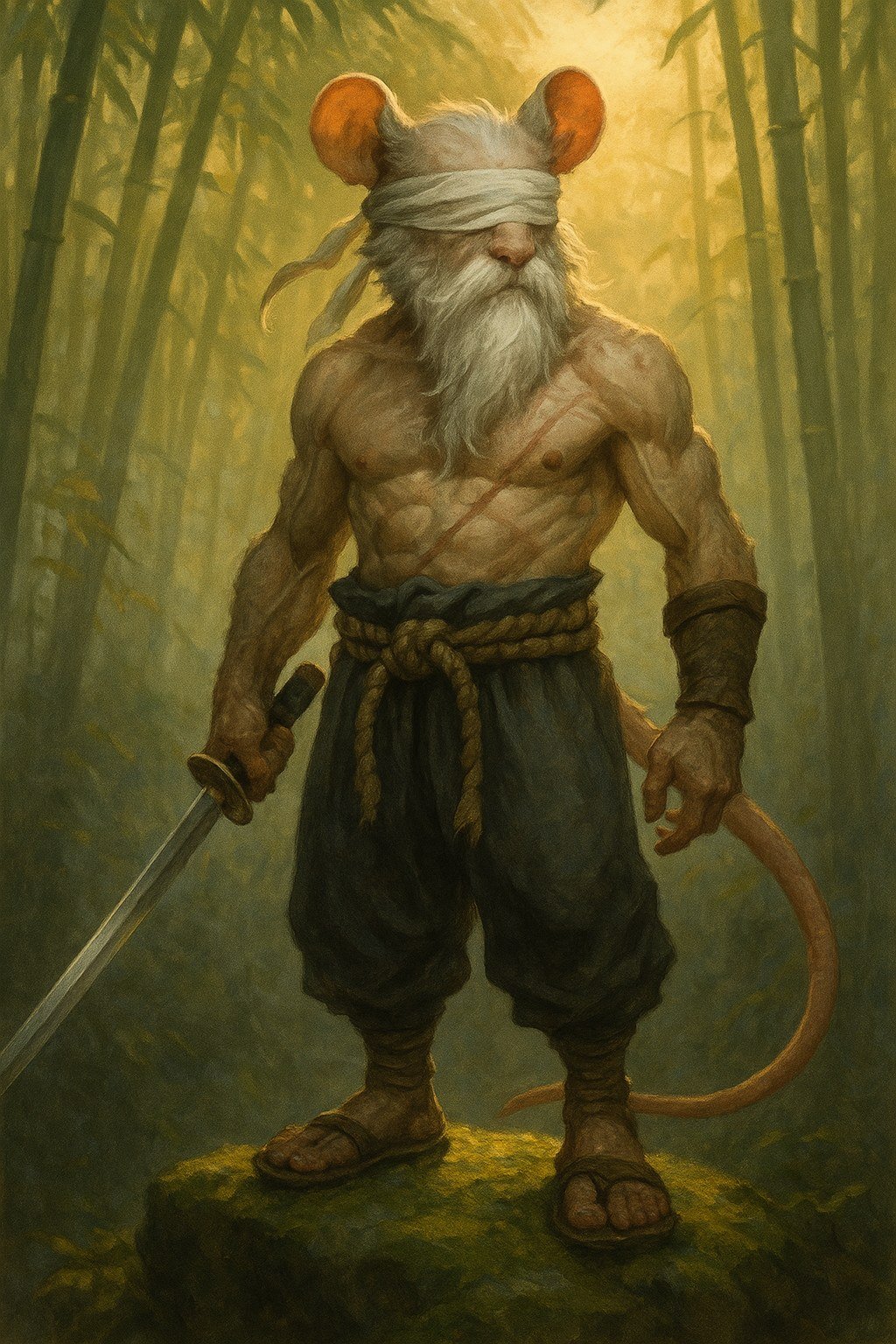 Бамбуковый лес на рассвете